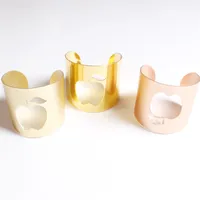 Creatieve Apple Servet Ring Metalen Materiaal Servet Houder voor Bruiloft Tafel Decoratie Hotel Thuis Handdoek Ring
