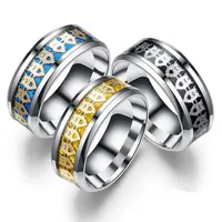 4 colori gufo 316L acciaio inossidabile gioielli anelli amore anelli di lusso anelli di fidanzamento fedi nuziali