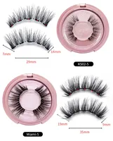 3D Visual Mink Eyelash False Eyelash Estensione impermeabile Minzy Lashes Trucco Maquiagem Eyelashes Eyeliner liquido magnetico 0366009