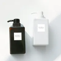 Dispensador de sabão líquido 450ml 250ML Viagem Praça Foam Dispenser Shower Gel Body Wash Shampoo Bomba Bottle