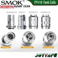 SMOK TFV16 Coils TFV16 Mesh Coil Dual / Triple & Conical Mesh Coils Replacement Core Heads for TFV16 Tank & Mag P3 Kit 100% Original