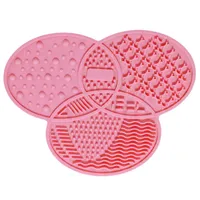 Makeup Brush Cleaning Pad 1pcs Hand Tool Silicone Brush Cleansing Mat Washing Cosmetic Brush cleaner Tools For Make up Brushes Scrub pad