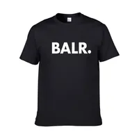 Balr Mens Designer T SHIRTS Hip Hop Mens Designer T Shirts Marca Moda Hombre Homme Manga corta Tamaño grande T Shirts