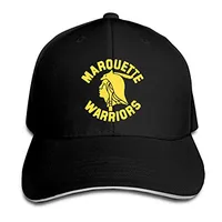 Marquette Warriors Baseball Cap Regulowane szczytowe kapelusze kanapkowe Unisexe Mężczyźni Kobiety Baseball Sport Outdoors Hip-Hop Cap