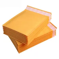 150 * 250mm Kraftpapper Bubblor Kuvert Bags Mailers Padded Kuvert med Bubble Mailing Bag Business Supplies Transport Packaging