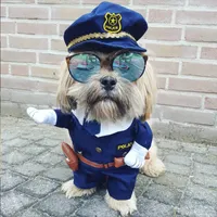 Funny Dog Clothes Cool Pet Dog Costume Suit Puppy Clothes Coat Clothing For Dog Costume Outfit Nurse Pet Suit