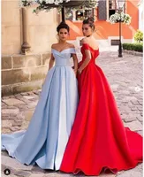 Sain A Line Beach Off Shoulder African New Prom Dresses Long 2019 Cheap Spring Cocktail Party Dresses Vestidos formales