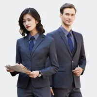 INS Grey Profesyonel Takım Elbise Kadın Moda Mizaç Sonbahar ve Kış 2020 Erkek ve Kadın Ünlü Küçük Suit Uzun Kollu Öğretmen Inspired