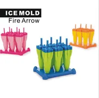 Rocket Frozen Popsicle Ice Pop Molds ice cube tray Summer products popsicle mold Ice Cream Tools KKA6864
