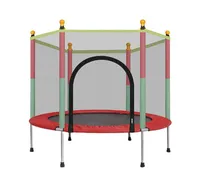 Детский батут с защитным корпусом сетки Прыжки коврика и пружинной крышки могут загружать 442 фунта, для детей в помещении и на открытом воздухе