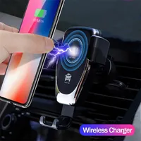 Automatische Gravity Car Wireless-Ladegerät für iPhone 11 Pro X XS Max XR Samsung S10 S9 Intelligent Schacht Mount Schnelllade Handy-Halter