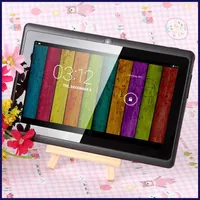 7-calowy A33 Quad Core Tablet PC Q8 Allwinner Android 4.4 Kitkat Pojemnościowy 1.5 GHz 512 MB RAM 8 GB ROM WIFI Dwukowa Latarka Kamery Q88 A23 MQ12