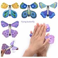 Children magic props Flying butterfly Change With Empty Hands Freedom Butterfly Magic Props Magic Tricks new exotic free shipping