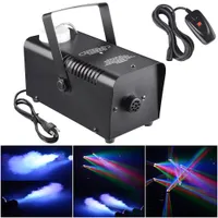 Fog Machine Bubble Machine 400W Smoke Effect Stage Fogger Equipment Wired Control Disco Party Show