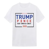 Мужчины Donald Trump 2020 Футболка O-Neck США Выборы с коротким рукавом рубашки Trump печать футболки письма Топы Tee Shirt 11styles LJJA4068-1