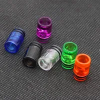 Colorful 510 Plastic Drip Tips 6 Colors Spiral Drip Tip Mouthpieces for eGo AIO e cigs Candy Package