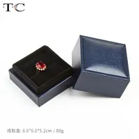 Caja de embalaje de joyas de contenedor de anillo Caja colgante de collar Caja de regalo de envoltura de alta calidad para joyería