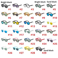 Qualitäts-Weinlese-Quadrat-Marken-Entwerfer-Sonnenbrille der Frauen der Männer Retro Vintage Sun-Glas-Außen Driving Designer-Sonnenbrillen 29 Farb