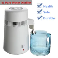 750W 4L Pure Water Distiller Purifier Container Roestvrijstalen Waterfilter Apparaat Huishoudelijk Gedistilleerd Water