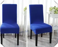 Styl Styl Spandex / Lycra Krzesło obejmuje pokrywę krzesełkową biurową, obrotowe krzesło, Królewski Blue Strech Dining Chair Cover