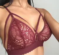 High-end 2019 inverno desgaste das mulheres novo comércio exterior quente vendas sexy tentação oco out flores lingerie de renda