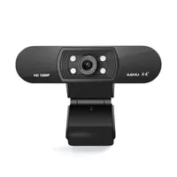 Ashu Webcam 1080p USB 2.0 Fotocamera digitale Web con clip microfono Full HD 1920x1080P 2.0 Megapixel CMOS Telecames Web Cam