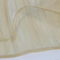 VMAE cutícula llena un donante Europea Borgoña Rubio Moreno dibujado doble 100g de la piel rusa Virgen de Remy de la trama de seda plana extensiones de cabello humano