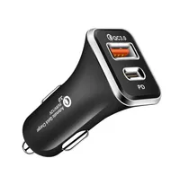 PD Car Carregador Típico Carregador USB Phone Charger QC 3 0 para iPhone 12 11 xs Acessórios para viagens