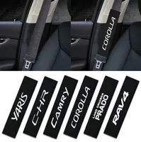Estilo do carro da tampa do cinto de segurança do carro para o Toyota Corolla Chr Prado Camry Rav4 Yaris Acessórios Car-Styling