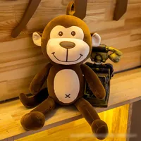 Juguetes de mu￱ecas de plush de mono juguetes de lujo suaves lindos coloridos brazos largos mono mu￱eca de peluche regalos nuevos