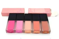 liquid blush 24 hours long lasting makeup 8.5*3*1.6cm square tube pink color accept your logo print
