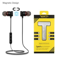 Running SportS M9 Magnet Metal Bluetooth headphone wireless earbuds Headset V4.2 Stereo Waterproof Earphone With Mic For smartphone