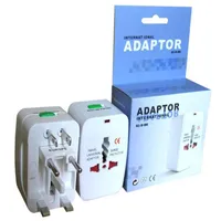 Universele reisstekker Adapter 4 in 1 met EU UK AU US Power Charger Socket Adapter Internationale elektrische connector