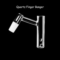 Hoge kwaliteit rookkwarts vinger banger (vinger als dop) met 10 mm 14mm 18mm mannelijke vrouwelijke gewrichten geschikt voor glazen water bongs dab rigs