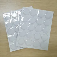 40/50 stücke Epoxidharz Patch Punkte DIY Handwerk rund 25mm selbstklebende Flaschenkappe Aufkleber Transparent 3d Kristall