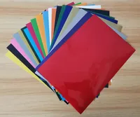 무료 배송 20 장 / 색 A4 PVC 열전달 비닐 철 Vinyl 열 프레스 기계 절단 플로터 HTV 티셔츠 DIY