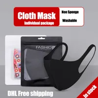 Есть в наличии моющийся многоразовый Designerk маски Маски Dust Рот маска Бесплатная доставка DHL