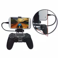 Game Controller Hantera Clip Mobiltelefonklämhållare med OTG-kabel för PS4