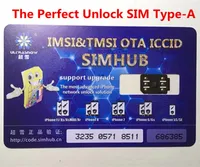Desbloquear cart￣o SIM Original Chinasnow Atualiza￧￣o v2.0 tipo A trabalhando no IP6-Xs com o cart￣o de desbloqueio do modo ICCID MCC TMSI para todas as operadoras Turbo Sim