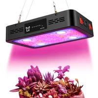 1200Wデュアルスイッチのタイミング機能LED GROW LIGHT全体のスペクトルデュアルチップ屋内植物の成長米国在庫のための照明器具