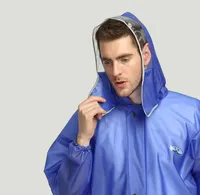 Volwassen verdikking Riding Rainjas PVC Split Regenjas Pak Outdoor Camping Waterdichte Regenjas Unisex Fashion Rain Wear