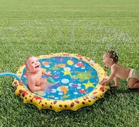 Polvilhe and Splash jogo Mat Durable PVC Eco-Friendly material 40in respingo Pad por aspersão Almofada parque aquático para o bebê Crianças Outdoor
