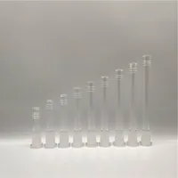 Downstem de vidro 14mm-18mm feminino Pro Pro Difundido Downstem com 6 cortes têm tamanho diferente para bongos frete grátis