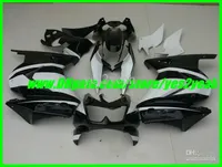 Kit corpo carenatura iniezione per carrozzeria KAWASAKI Ninja ZX250R ZX 250R 2008 2012 EX250 08 09 10 12 Set carene bianco nero