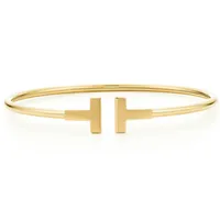 НОВЫЙ Charm подарков стерлингового серебра 925 Golden T Логотип TF Привлекательный Темперамент браслет World ювелирных изделий