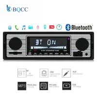 Autoradio Bluetooth 1 Din Car Radio Vintage Auto Stereo MP3 Player USB AUX SD Classic Audio