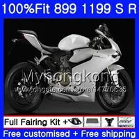Injection For DUCATI 899 1199 S R Panigale 12 13 14 15 16 325HM.18 899R 1199R 899S 1199S 2012 2013 2014 2015 2016 OEM Pearl White Fairing