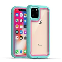 Dual Layer Transparant Clear Defender Heady Duty Case Cases voor iPhone 13 12 11 Pro Max 6 7 8 Plus X XS XR Schokbestendig Cover