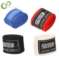 1 PCS Guante de boxeo Caja de algodón Boxeo Vendaje Muay Thai MMA Taekwondo Hand Gloves Wraps Protection Hombres