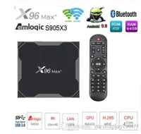 X96 max plus amlogic s905x3 4g 64g/2g 16g/4g 32g Android 9.0 TV Quad Core Dual WiFi BT4.0
